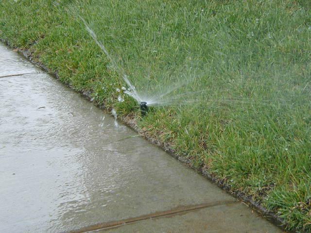 Avoid Runoff Horticultural Practices (cont.) Keep irr. heads clear Turf cutting ht.