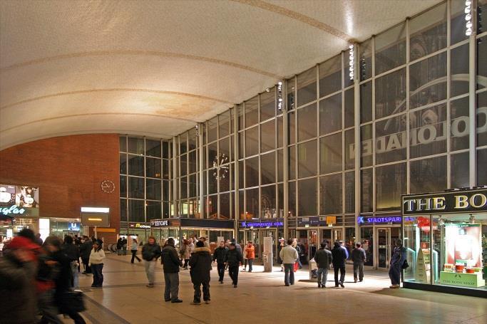 Case Study Cologne Main Station Fire Protection Measures - All public areas within the main station, including shops, have