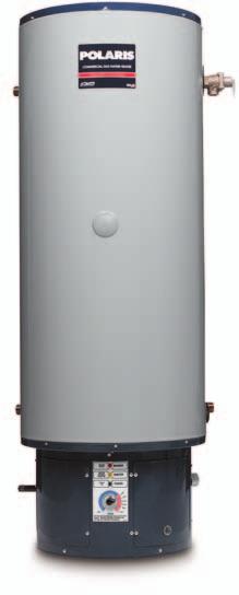 Polaris The quiet and efficient way to heat water. High grade stainless steel tank with brass connections for years of dependable service no anode required.