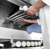 4 RELIABILITY HANDLING ASSISTANT EASY featuring PROTRONIC control Drop-In wash arms Coded