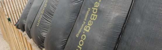 wide geotextile bags