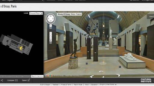Virtual Museum Google Art Project, Musee D Orsay Extending the