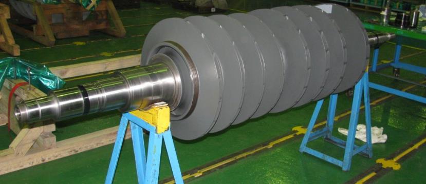 Compressor Design Upgrade / Modification To maintain design poly efficiency Rotor coating to keep smooth surface and prevent corrosion Sample picture of coated rotor