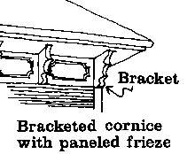 low pitched roof Bracketed