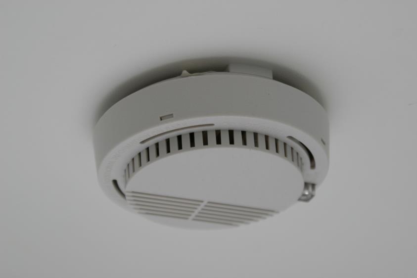Smoke Control Systems: Components Smoke detector A device that detects visible or invisible particles of