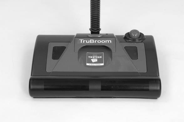 Push and pull the sweeper on the floor/carpet at a normal speed. When finished, turn the machine off by pressing the on/off button.