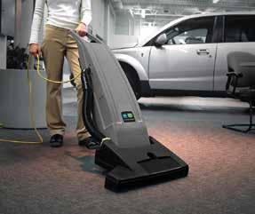 VACUUMS POWERFUL PERFORMANCE FROM THE NEW LEADER IN CARPET CARE V-DMU-14/ V-SMU-14 DUAL AND SINGLE MOTOR UPRIGHT VACUUMS Cleans in tight areas as well as in hallways, hotel meeting rooms and lobbies.