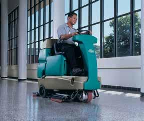 SCRUBBERS TRUST TENNANT SCRUBBERS TO DELIVER A RELIABLE, LASTING CLEAN T7 MICRO SCRUBBER Decorative floors often found in retail, health care, hospitality, airports, schools, and light industrial