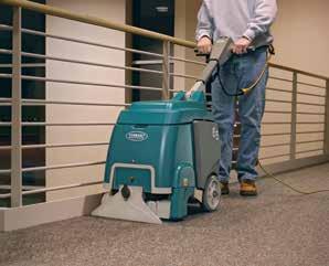 CARPET EXTRACTORS CLEAN SPACES FOR ANYTIME OPTIMUM PRODUCTIVITY AND MAXIMUM ROI EH5 CLEANING EXTRACTORS Carpet extraction high-traffic areas.