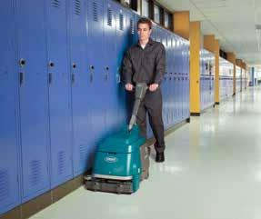 in retail, restaurants, health care, public venues, and schools. Performance of a scrubber with the mobility of a mop. Reduce labor costs - up to 10 times faster than a mop & bucket.