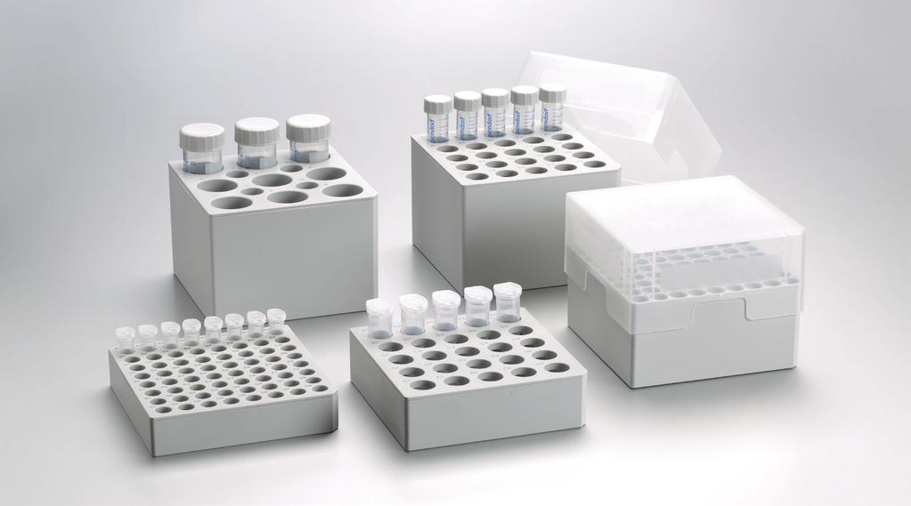 17 Eppendorf Storage Boxes The Eppendorf Storage Boxes - a complete system solution for sample storage The comprehensive modular concept allows to select the optimal box combinations for individual