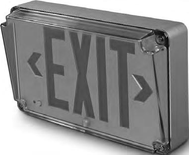 CCH UX Series LED Exit Signs UL Listed Available with Cl. I, Div.