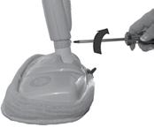 Your Steam Mop Deluxe is packaged with the following items: Handle Assembly Lower Body with Water Purification