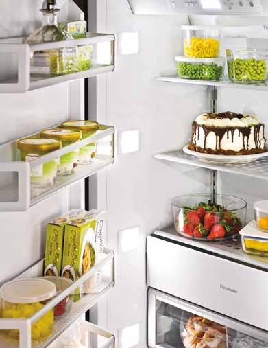 FREEDOM COLLECTION FREEZER COLUMN ULTRA CAPACITY DIAMOND ICE DRAWER Full width ice drawer with flexible ice bin allows you the option to place the bin on the left or right