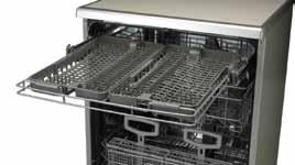 machine s extra height will make it easier to fit tall dishes such as baking trays, chopping boards and large pans.