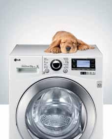 Lg steam or non steam Direct Drive 12kg washing machines are the same size as standard washing machines, they just have a bigger drum.