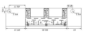 INDOOR UNIT INSTALLATION Mounting Bracket Diagrams Dimensions 4 5/8 21 3/8 7 1/4 21/4 21/4 1 3/8 1 3/8 9,000 12,000 Units 4 27 71/4 21/4 21/4 11/2