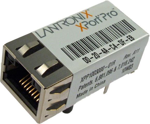 described in the dialog text above. An example of the Lantronix device is pictured below.