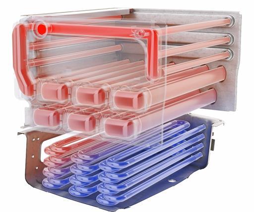 Stainless Steel Primary Heat Exchangers Because of the potential for condensate at a low inputs, Rinnai chose stainless steel on the Primary Heat Exchanger To further optimize durability: Tubes are