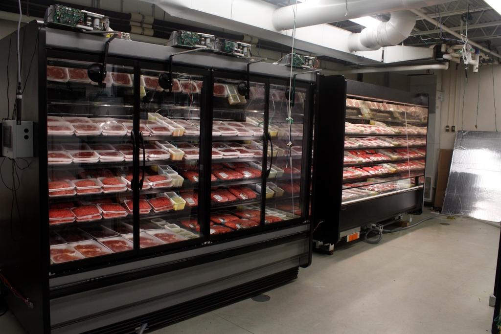 Studies have shown over 39% supermarket energy is consumed by refrigeration, 23% by lighting, and 13% by heating.