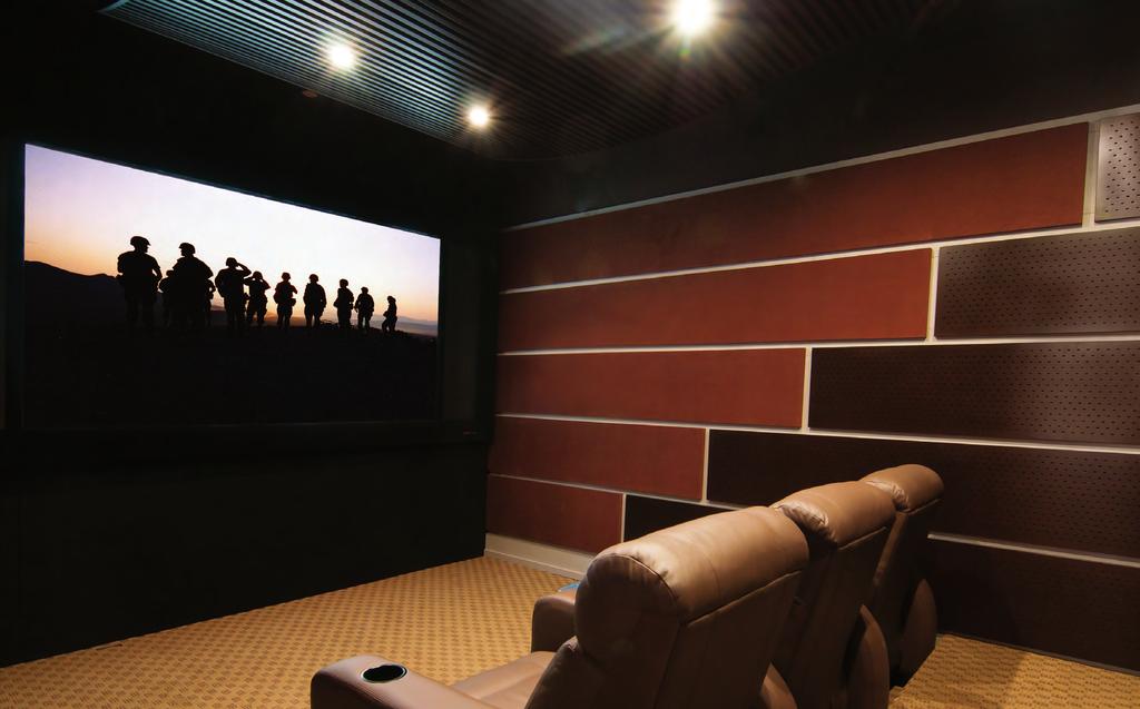 HOLLYWOOD AT HOME If you re building a dedicated home theater, then look no further than Sonance Cinema Living.