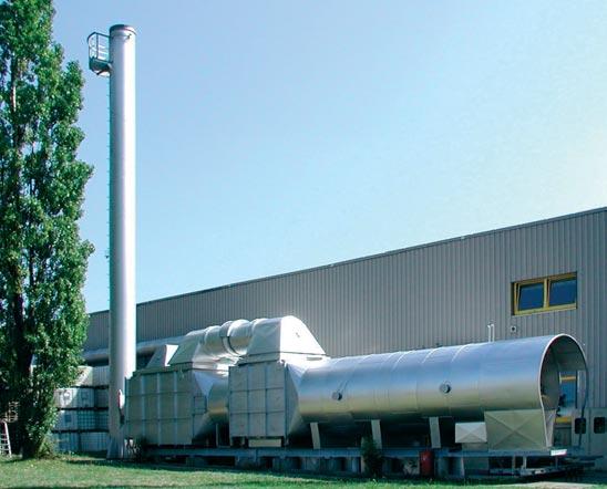 Thermal Exhaust Air Decontamination Units Thermal exhaust air decontamination plants are preferably used to clean exhaust air flows charged with organic materials.
