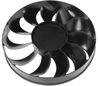 Low-noise FLYING IRD axial fan with