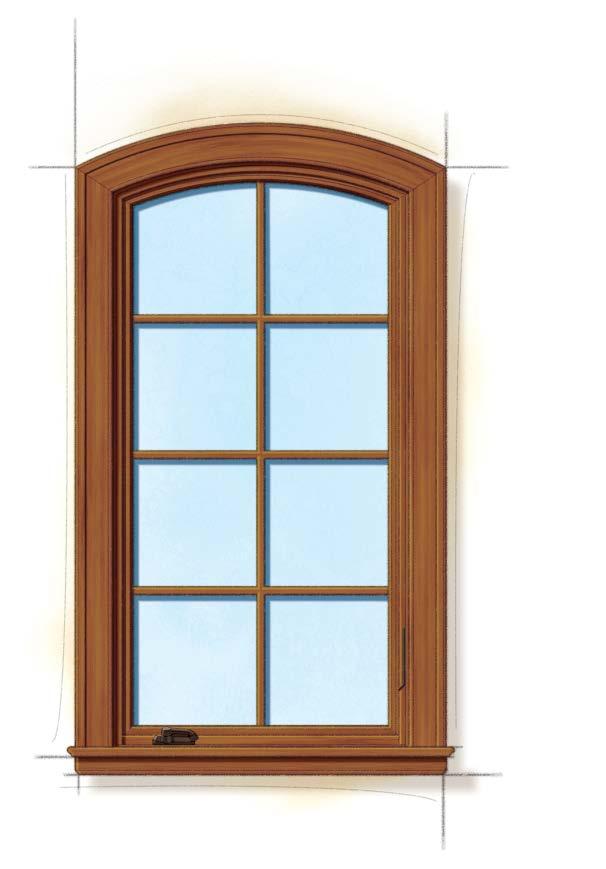 Quintessential Windows A wide variety of window types are seen within the French Eclectic style. However, casement windows are the leading choice, while double-hung windows are also acceptable.