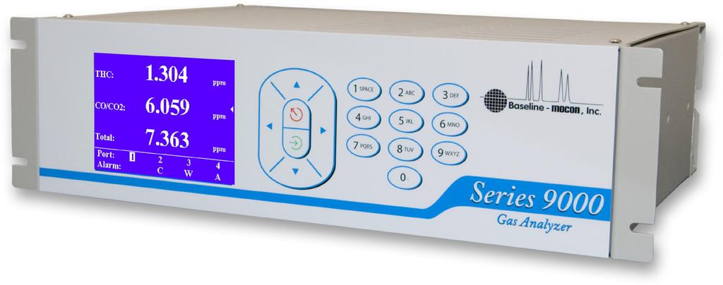 Series 9000 TCA Total Carbon Analyzer Analyzer The Baseline Series 9000 TCA is a specialized member of the extraordinary Series 9000 family of gas analyzers.