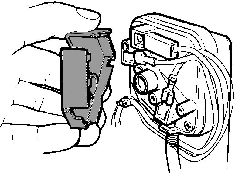 To Gain Access to the Electrical Control Components Remove the burner unit as described above. Detach the control unit from the fire box (left hand side) flange by removing two screws (see figure 50).