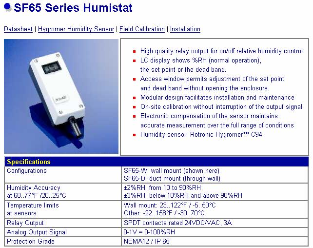 Humidity sensor: Capacitive Type Example
