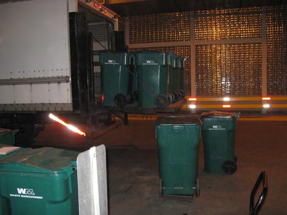 Waste Management Hauling WMI picks up twice per