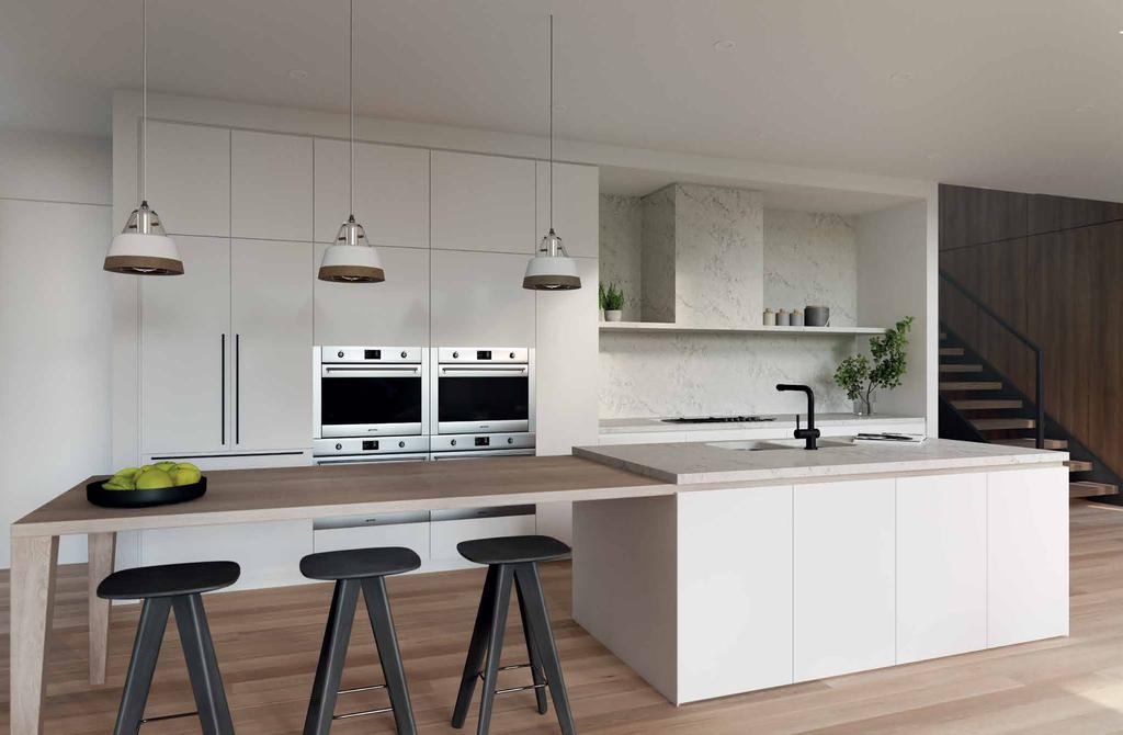 Head-turning style. Superior substance. Boasting quality finishes, SMEG appliances and generous storage, Absolute s kitchens are made to endure in style.