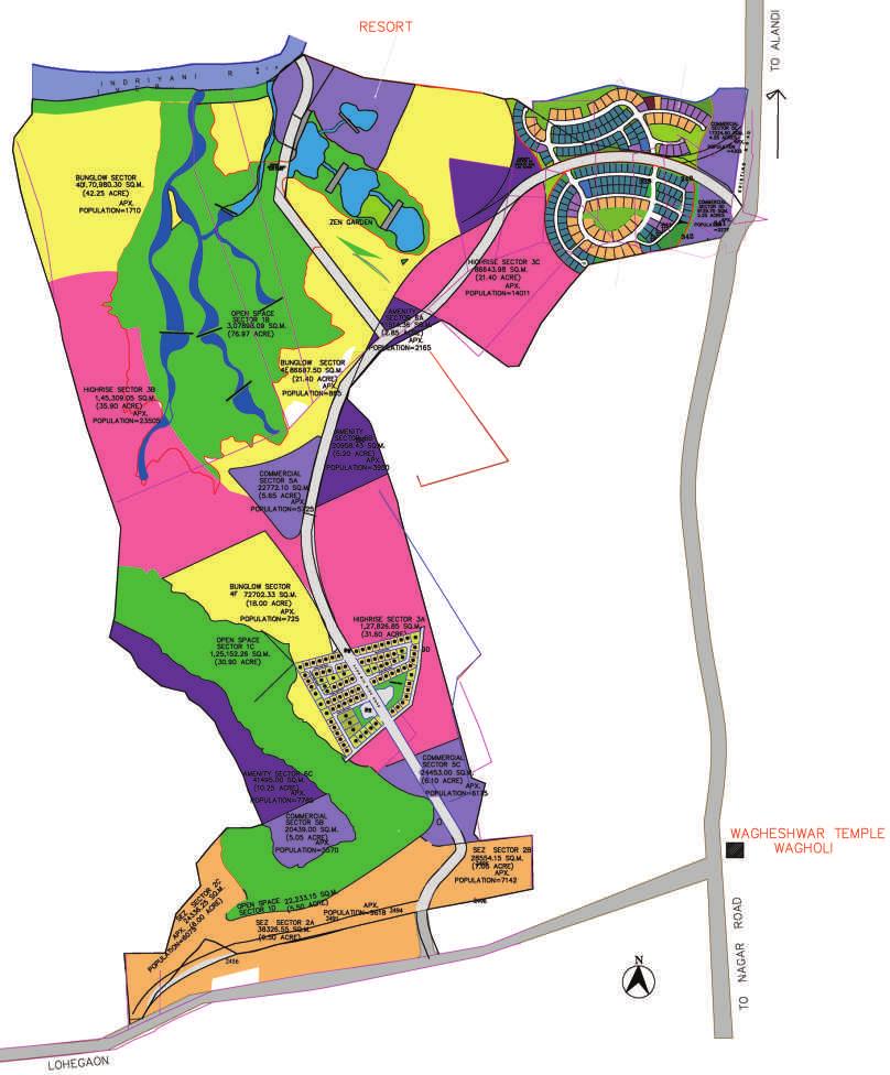 Constellation Royale Location Theme Villas Resor t Galler y E -Brochure S TS C ontact U s Proposed Layout Plan of 470 Acres township Connection with the city from major highways Mumbai, Nashik, Nagar