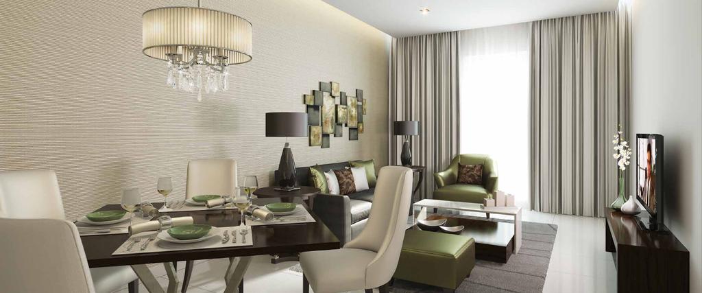 a neutral colour palette blends in effortlessly with the environment KENSINGTON BOUTIQUE VILLAS Unless stated otherwise, all accessories and interior finishes such as wallpaper, chandeliers,