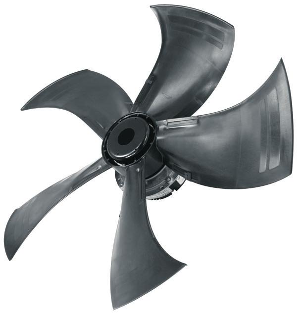 Constructed of corrosion-resistant PVC (polyvinyl chloride) coated steel. Specially designed fan blades reduce operating sound levels.