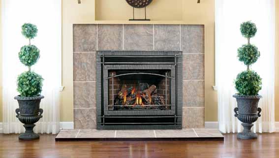 Choose a fireplace with the knowledge that Napoleon gas fireplaces achieve some of the highest heater rating