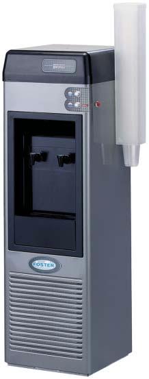 water per hour, plus ambient water alternative Hygienic, push button water delivery no taps, no contamination Sealed ice