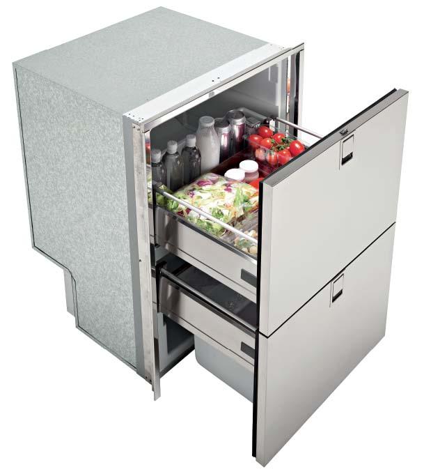 Isotherm Drawer s feature Breakthrough Marine Design Isotherm drawer models give boat builders and owners the flexibility of having a fridge, freezer, or combo model in the most common cut-out sizes