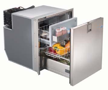 DRAWER Stainless Steel Marine Refrigerators & Freezers Drawer 65, 85, 130 DRAWER 65 Stainless Steel The DR 65 Stainless Steel is a space-saving, front-opened drawer.
