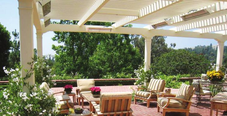 options. for these reasons and more, infratech heaters are perfect for residential locations like pool decks, outdoor kitchens, and outdoor rooms.