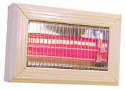HN Series Shortwave Infrared Halogen Heaters Providing instant comfort heat in a variety of commercial buildings.