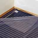 wet rooms Specifically designed for use with laminate or engineered wood floors UNDERFLOOR HEATING Features Low profile system, combined thickness of insulation/underlay, heating and vapour barrier