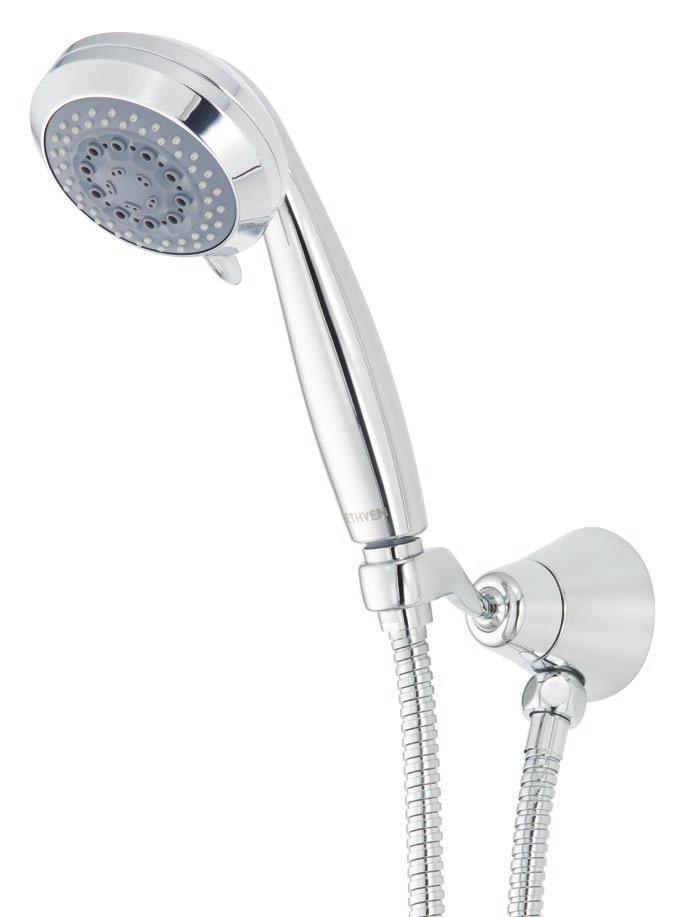 Sigma Hand Shower 18-8017 Chrome Removable handset for easy