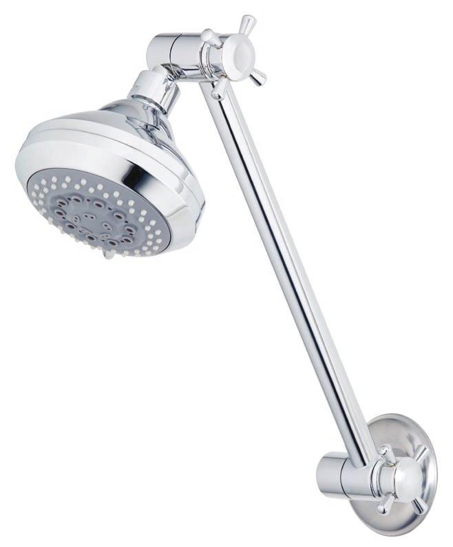 durability Sigma Wall Shower on Deluxe Arm 18-8345 Chrome