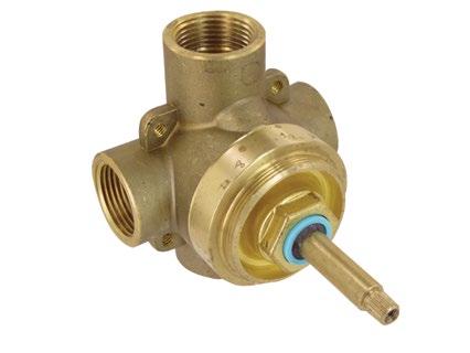 Transfer / Diverter Valves MIR60 Heavy duty brass valve body for long reliable service High performance ceramic cartridge for precise directional control /2 FIP water connections - 3/4 FIP model