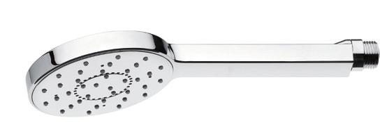 gentle shower experience by mixing air and water Nikles Easy-to-Clean technology Flow limited to 6 l/min Fully chrome-plated Ø 105 mm Airdrop technology providing the ultimate refreshing yet gentle