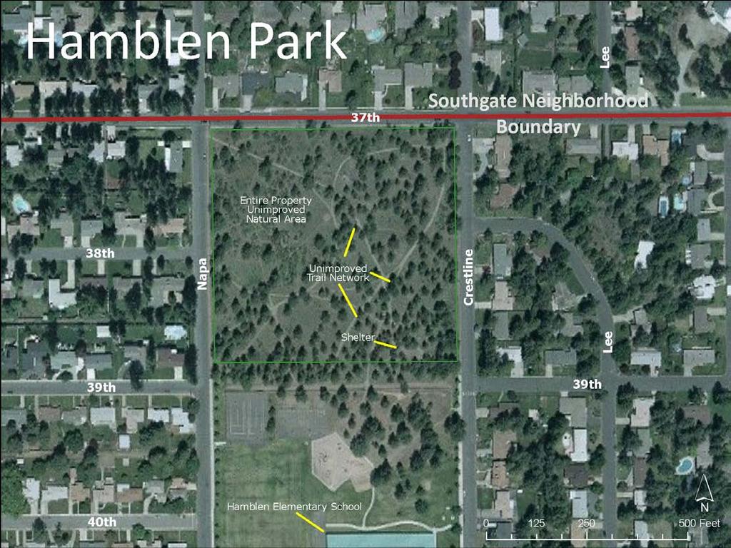 Figure 15 - Hamblen Park Existing Features