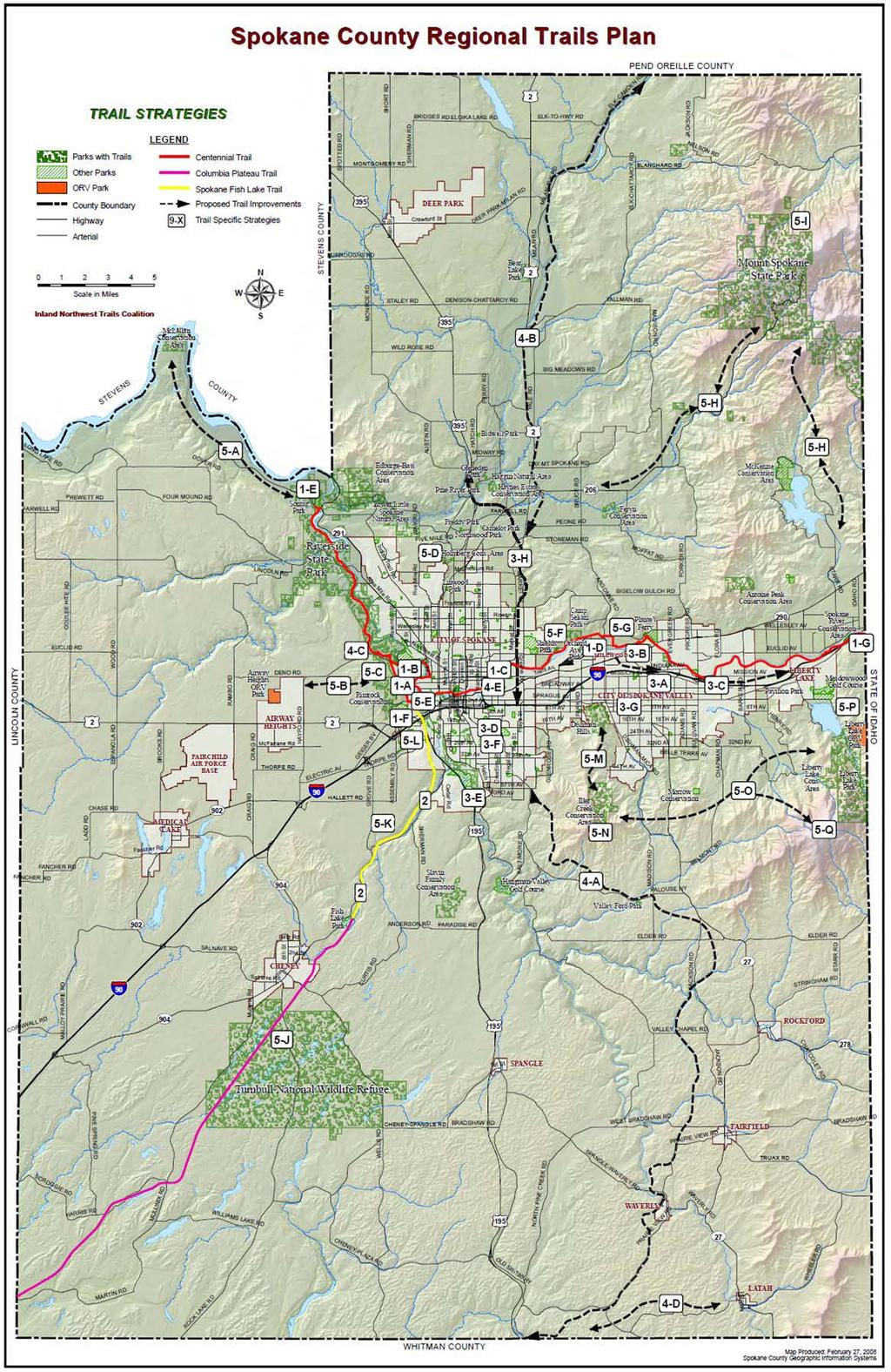 Figure 1 - Countywide Map of Planned Regional Trails Source: