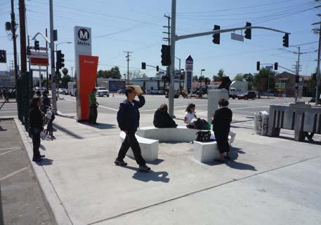 RESEDA The Site is anchored by an Orange Line BRT station, a fixed guide rapid transit system.